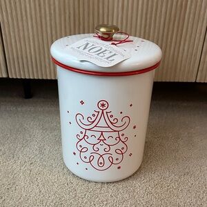Le Creuset Santa Noel Collection Cookie Jar - Brand New